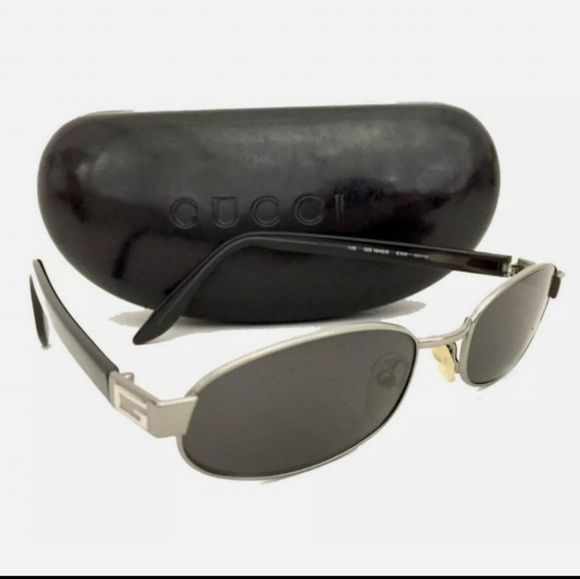 GUCCI G LOGO GG 1640/S BLACK SUNGLASSES/Q3953 - Picture 10 of 10